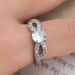 Single Rings Copper Ring For Women, Niche, High End, Light Luxury, No Fading, Temperament, High End Bow With Diamond Ring_voghion.com