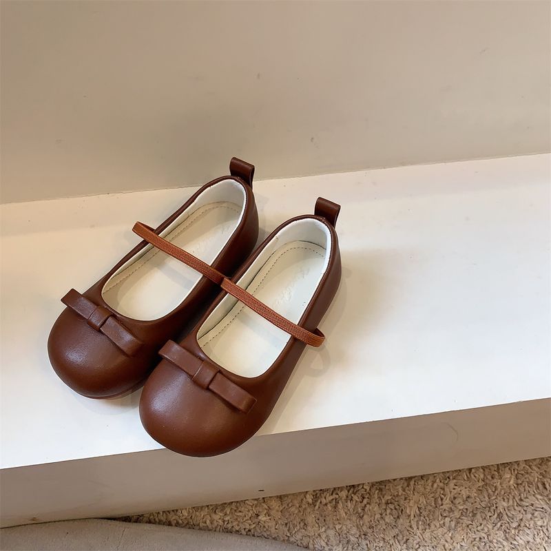 Children's shoes 1-3-12 years old bow tie children's leather shoes female summer mouth girl princess single shoe baby_voghion.com