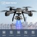 4DRC V14 RC Drone WIFI FPV 4K HD Wide Angle Dual Camera Quadcopter Portable With Bag ,2 Batteries Drone For Beginner,Headless Mode,Gesture Photo_voghion.com