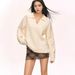 Übergroßer Zopfmusterpullover für Damen – gemütlicher Rollkragenpullover mit Acryl-Spandex-Mischung, dicker Winterpullover mit Rundhalsausschnitt in Beige/Braun/Grau/Schwarz_voghion.com