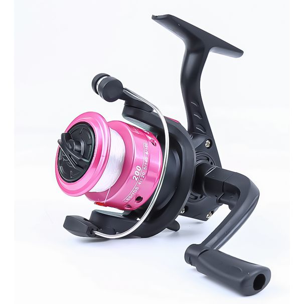 Mini kołowrotek typu Ice 200 z małą żyłką do połowu ryb Rock Fishing Lure Spinning Reel_voghion.com