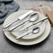 Set di posate in acciaio inossidabile 304 - Set completo di coltello, forchetta, cucchiaio e cucchiaio retrò vintage per bistecche e dessert - Utensili da pranzo occidentali minimalisti_voghion.com