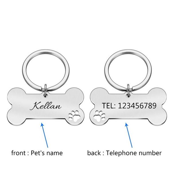 Stainless Steel Dog And Cat Identification Tag_voghion.com
