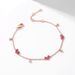 Bracciale coreano a forma di cuore in argento puro con zirconi intarsiati, design di nicchia per donna, senso del design dei gioielli_voghion.com