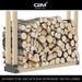 Cross-border fireplace wood rack wood storage rack iron wood storage rack Wood stacking rack heavy wood rack_voghion.com