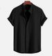 Clothing 2024 Summer New Short Sleeve Solid Color Men's Shirt Top_voghion.com
