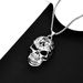 European And American Long Hip-hop Ghost Head Necklace, Halloween Skull Pendant, Non-mainstream Men's Necklace_voghion.com