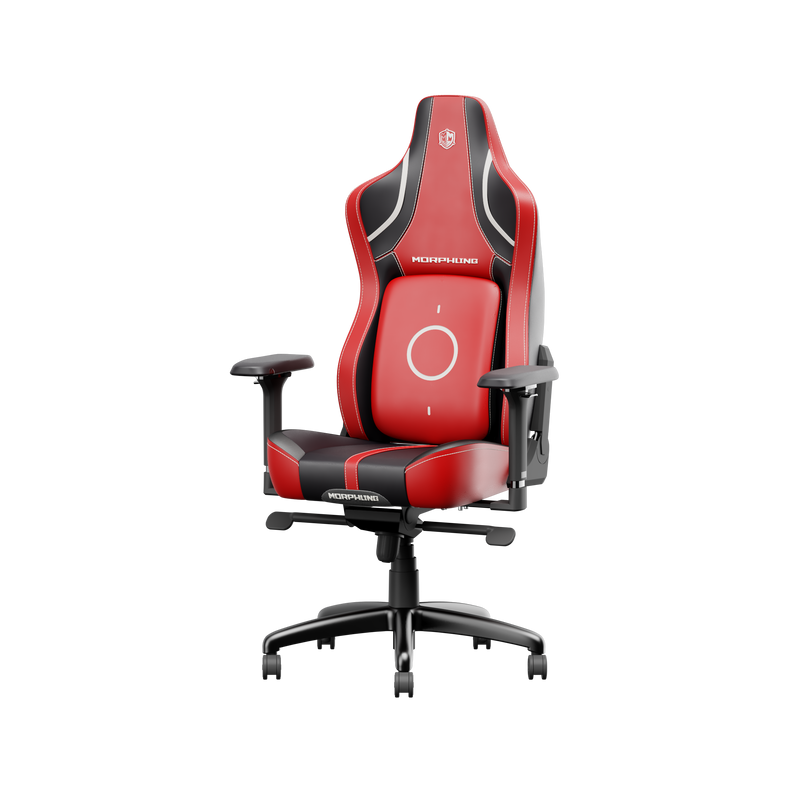 Gaming Chair – Dynamic Lumbar Support & Thickened Seat, 360° Swivel Ergonomic Chair For Office & Gaming (Red/Black)_voghion.com