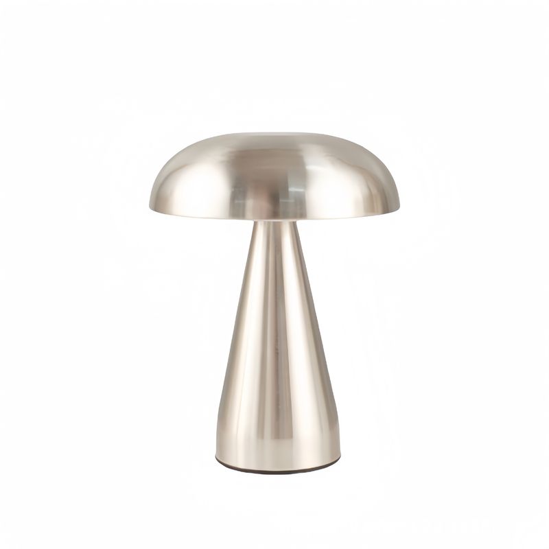 Luce notturna a forma di fungo danese - Lampada da comodino con controllo touch e batteria ricaricabile tramite USB, LED bianco caldo dimmerabile per camera da letto, bar e ristorante._voghion.com