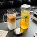 Square Cold Water Pitcher Handle, High Temperature Resistant, Large Capacity, Suitable For Juice, Milk Tea, With Lid_voghion.com
