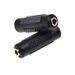1 adattatore convertitore audio stereo da mini 3,5 mm a jack femmina F/F, connettore in metallo placcato oro_voghion.com