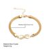 Hot Selling Infinity Diamond-Studded Figure-8 Creative Simple Alloy Anklet_voghion.com