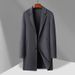 Men's Clothing autumn and winter new wool double faced wool coat Men's medium length hand sewn wool coat_voghion.com