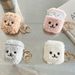 Plush teddy bear suitable 3 cases, 2nd airpods Bluetooth, 3rd generation Pro headphone cover, protective case for women_voghion.com