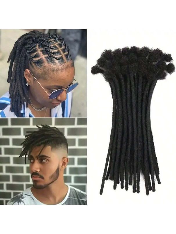 Dreadlocks 6 Inch/ 8Inch/10Inch /12Inch 10 Strands 0.6cm Width Loc Crochet Dreads Fashion Reggae Hip-hop Synthetic Afro_voghion.com