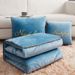Thick Winter Pillow, Dual-purpose Crystal Fleece Blanket, Cushion, Sofa, Nap Pillow_voghion.com
