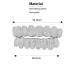 mouth Grills Exclusive Customization Moissanite Teeth Grillz Iced Out Hop Sier Decorative Braces Real Dia Bg Tooth_voghion.com
