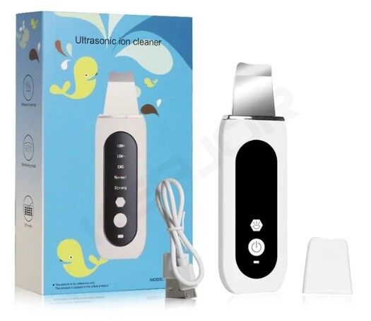 Épurateur de peau à ultrasons Élimination des points noirs Nettoyage en profondeur du visage_voghion.com