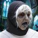 White-haired Witch Mask, Latex Lady Mask With Hijab And Wig, Suitable For Costumes To Play Scary Witch Costume Party Props_voghion.com