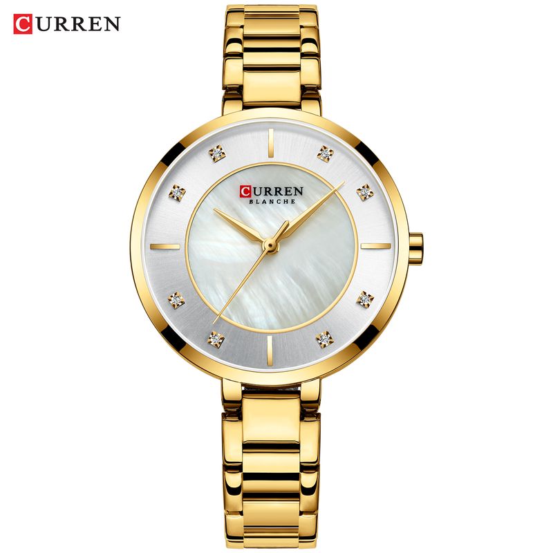 Watches Women  Fashion Luxury Rhinestone Dial Quartz Clock Waterproof Stainless Steel Band Wristwatch for Ladies_voghion.com