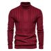 Sweater Men's Turtleneck Casual Knitted Warm Bottom Shirt Men's Pullover Large Size_voghion.com