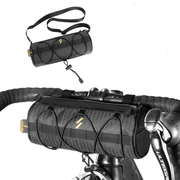 ROCKBROS Torba rowerowa Uchwyt na butelkę z wodą Torba na kierownicę Torba na mostek kierownicy DHL_voghion.com