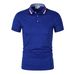 Sommer High-End-Arbeitskleidung lässig bequemes Poloshirt Revers kurzärmeliges Sport-T-Shirt_voghion.com