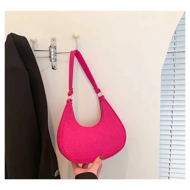Borsa da designer Nuova borsa da donna retrò Gerie tinta unita a tracolla casual portafoglio spazzatura semplice e alla moda a forma di croce_voghion.com
