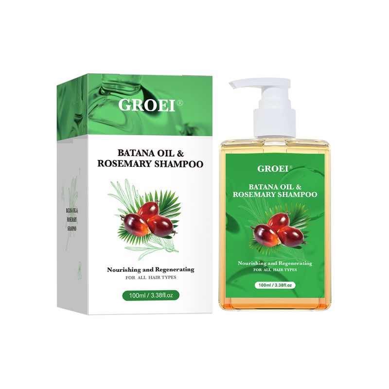 Shampooing à l'huile de Batana apaisant pour le cuir chevelu, réparation intense, croissance des cheveux, anti-chute, shampooing nourrissant, extrait pour tous types de cheveux_voghion.com