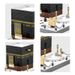 Modelo de construcción Arabia La Meca Gran Mezquita Kaaba Edificio emblemático Bloques de construcción Juguetes_voghion.com