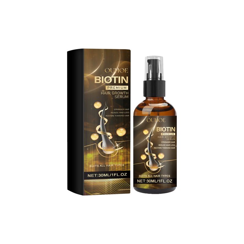 Sérum capillaire à la biotine, soin hydratant du cuir chevelu, massage, soin des cheveux, huile essentielle_voghion.com