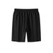 US Straight Men's Plus Size Shorts With High Elasticity And Loose Fit, Sport Quick Drying Ice Silk Beach Pants_voghion.com