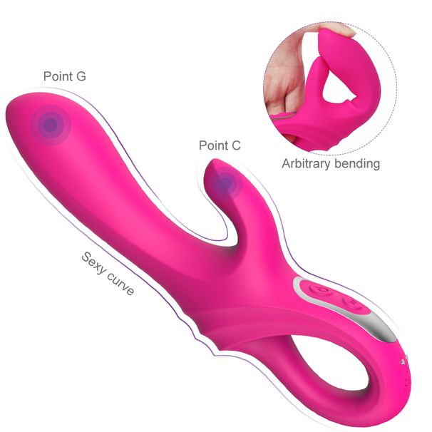 S-HANDE Rabbit Silicon Sex G Sopt Pussy Av Adult Wand Vibrator Female Clitoral Sex Toys Vibrator For Ladies Women_voghion.com