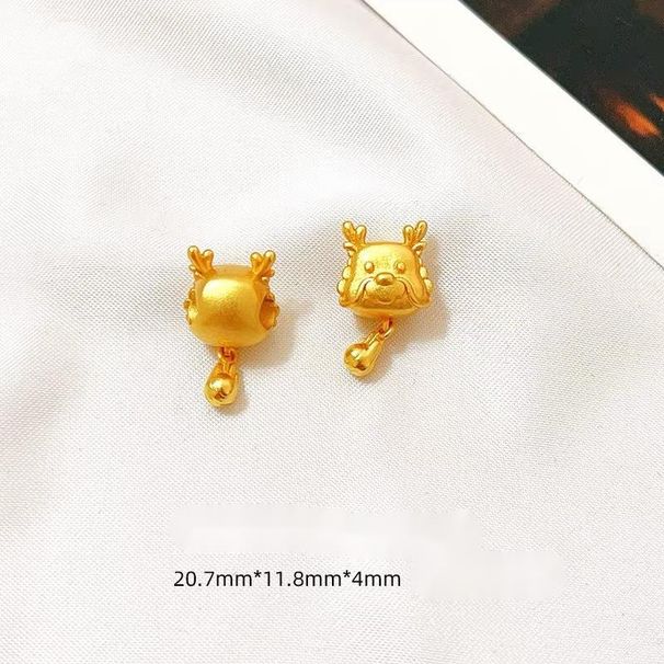 Hohe farbe Vietnamesisch sand gold zwölf sternzeichen DIY zubehör halskette armband anhänger mit perlen für paare schmuck charge_voghion.com