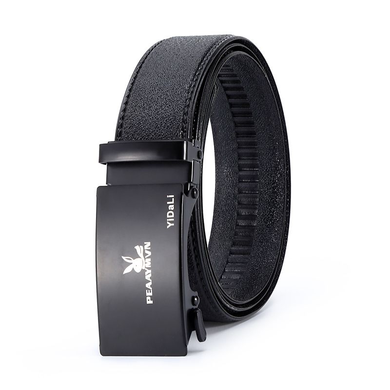 Men's Business Laser Automatic Buckle Casual Belt Variable_voghion.com