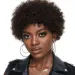 Natural Looking Afro Kinky Curly Pixie Cut Bangs Wig_voghion.com