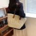 Designer 2025 Summer Handwoven Straw Tote Bags Women Vintage Hollow Out Handbag Basket Rattan Vacation Shoulder For_voghion.com
