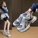Papa Schuhe Studentin Sport Laufschuhe Freizeitschuhe Plattform Höhe Erhöhen_voghion.com