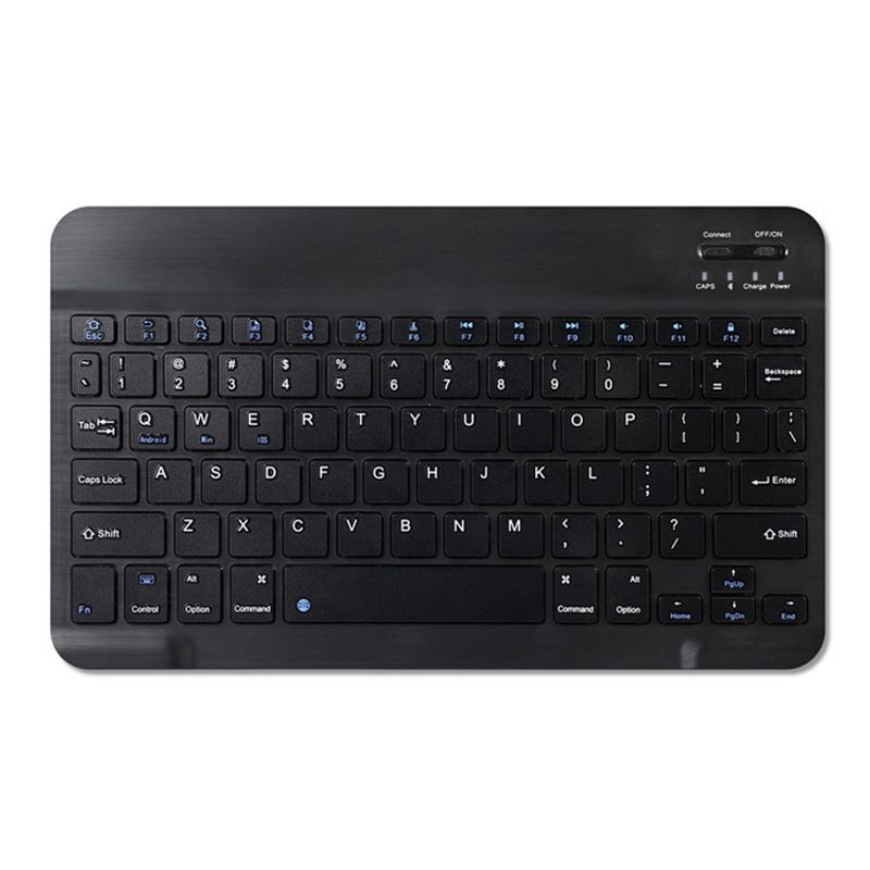 Bluetooth keyboard colorful backlight mobile phone tablet 10 inch 7 inch luminous mixed color Russian three series Bluetooth wireless keyboard_voghion.com