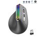 JOMAA Ergonomic RGB Wireless Vertical 2.4G USB Optical Rechargeable Bluetooth Mouse For Desktop/Laptop/PC_voghion.com