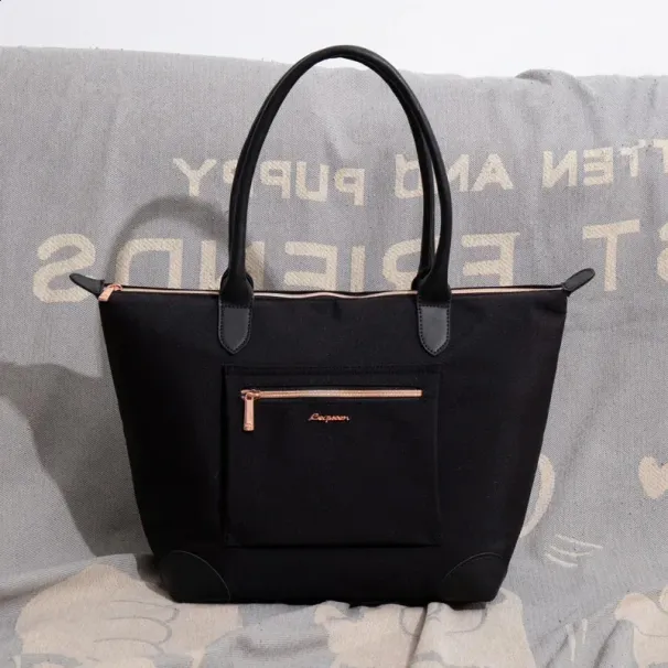 Borsa a tracolla da donna alla moda, grande capacità, in tela, per studenti, borsa per pannolini, per neonati, 240816_voghion.com