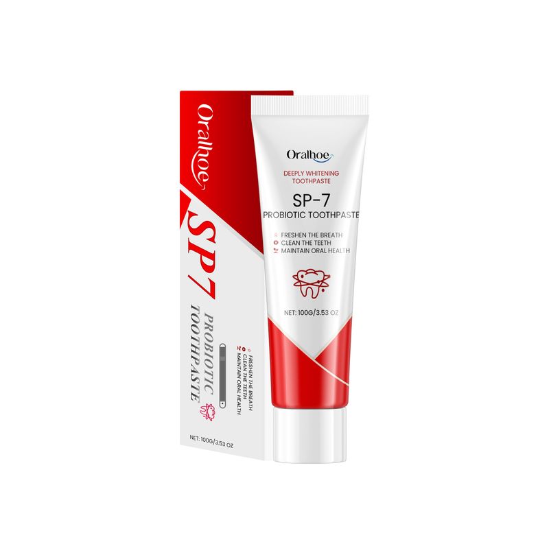 La pasta de dientes probiótica cuida la higiene dental, limpia suavemente y cuida las manchas superficiales y proporciona una frescura duradera._voghion.com