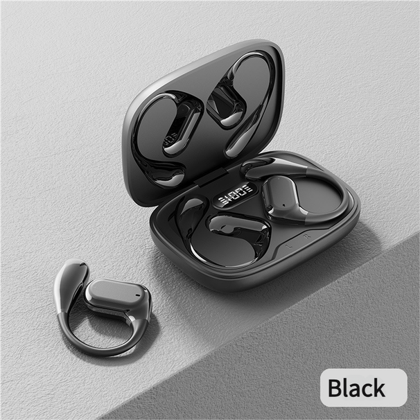 11 Open Ear Bluetooth Headphones Wireless Clip-On Earbuds HD Call Smart Touch Control Bone Conduction_voghion.com