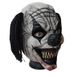 Maschere da festa Horror Treccia nera Copricapo da clown Zanne di Halloween Maschera da clown Maschera da ballo Festa Festival Spettacolo_voghion.com