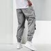 Herren-Cargohose mit mehreren Taschen – Leichte Hose mit geradem Bein (Schwarz/Weiß/Grau, Größen S-XXL)_voghion.com