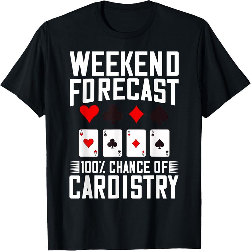 „Card Flourish Trick“ žaidimo kortų treniruočių marškinėliai._voghion.com