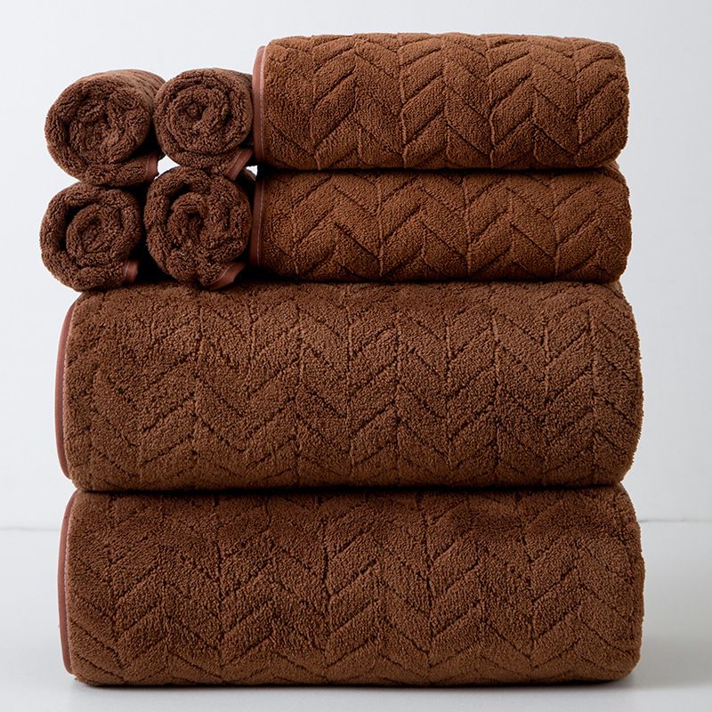 Coral Fleece Towel Set - Ultra Soft, Quick-Dry Bath, Face & Hand Towels For Home & Travel, Non-Shedding, 3/4/6/8-Piece Sets_voghion.com