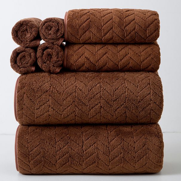 Coral Fleece Towel Set - Ultra Soft, Quick-Dry Bath, Face & Hand Towels For Home & Travel, Non-Shedding, 3/4/6/8-Piece Sets_voghion.com