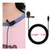 iiiMymic Microfono Lavalier professionale con luce a bavero da 1,5 m per iPad iPhone 11 X 8 8plus 7 7plus YouTube Facebook_voghion.com