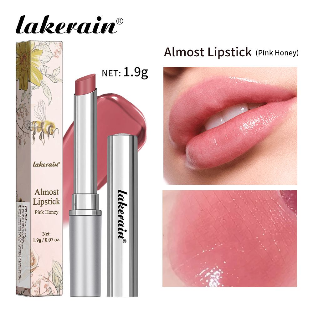 Lakerain Pink Honey Lippenstift – Feuchtigkeitsspendender und glänzender getönter Lippenbalsam, Black Honey Dupe, natürlicher feuchtigkeitsspendender Gloss für den täglichen Gebrauch, vegan, 1,9 g_voghion.com
